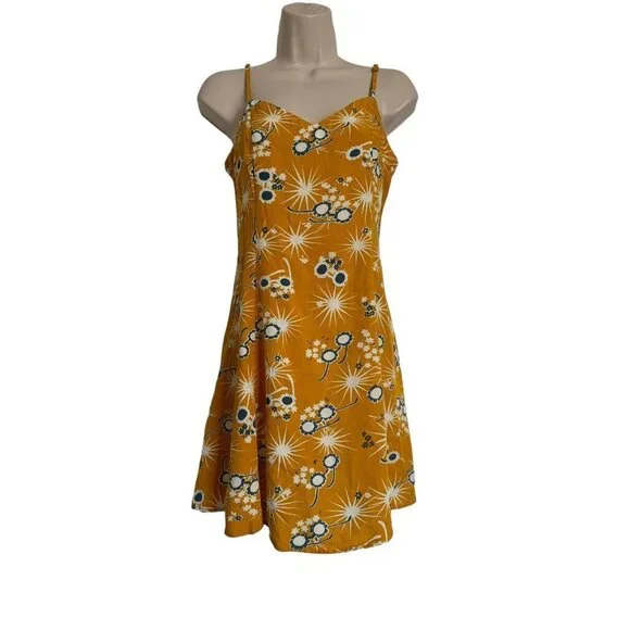 ModCloth On Cloud Nineties Shift Dress Sundress Midi Size XS $59 Adjustable - Picture 11 of 14